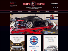 Tablet Screenshot of bertsgarage.com